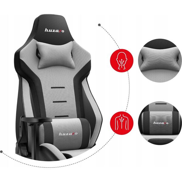 Fotel Huzaro Fotel gamingowy Huzaro Force 7.6 Grey