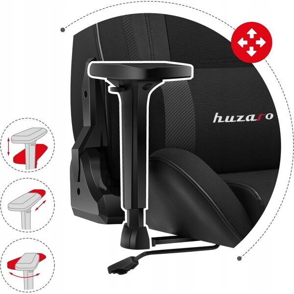 Fotel Huzaro Fotel gamingowy Huzaro Force 7.6 Black