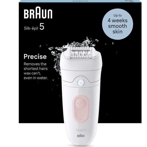 Depilator Braun Braun Silk-épil 5 5-000 biało-różowy