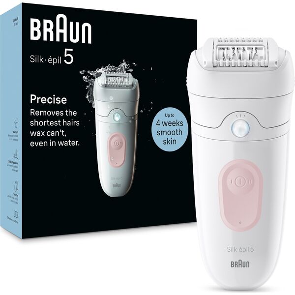 Depilator Braun Braun Silk-épil 5 5-000 biało-różowy