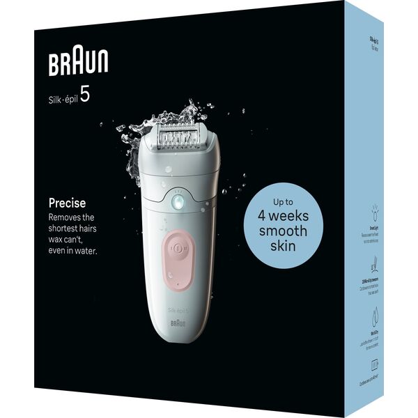 Depilator Braun Braun Silk-épil 5 5-000 biało-różowy