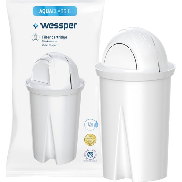 Dzbanek filtrujący Wessper AquaClassic Basic 2.5L szary (WES204-GR)