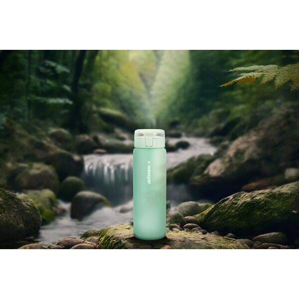 Wessper Szklana butelka ActiveMax 680ml miętowa