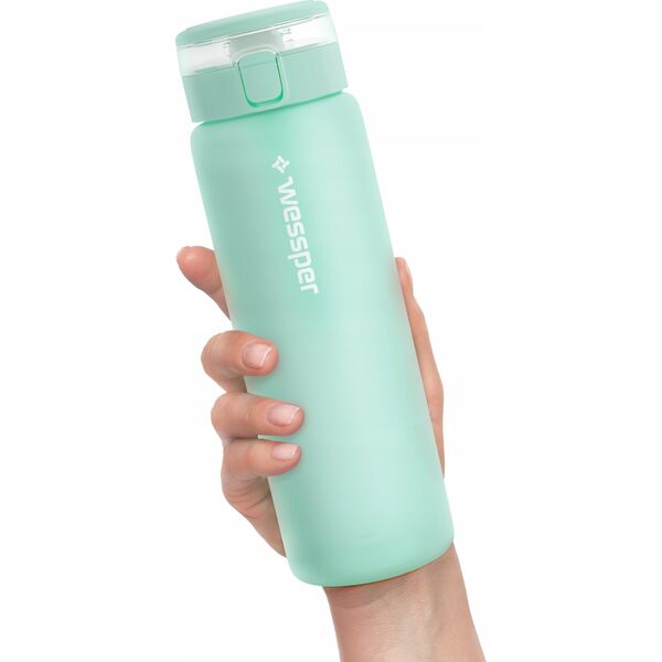 Wessper Szklana butelka ActiveMax 680ml miętowa
