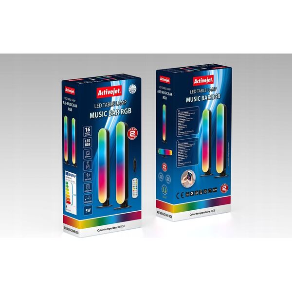 Activejet Lampka muzyczna LED Activejet AJE-MUSIC BAR RGB
