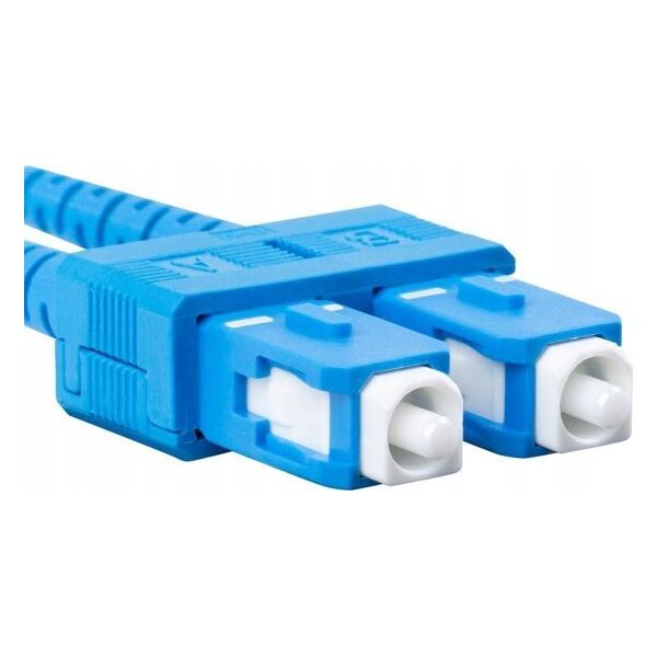 Lanberg Patchcord światłowodowy Lanberg SM SC/UPC-LC/UPC DUPLEX 3.0MM LSZH G657A1 0.5m żółty