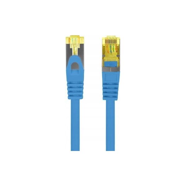 Lanberg Patchcord Lanberg S/FTP kat.6A 5m LSZH CU fluke passed niebieski