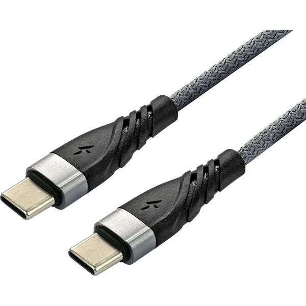 Kabel USB EverActive USB-C - USB-C 2 m Czarny (CBB-2PDG)
