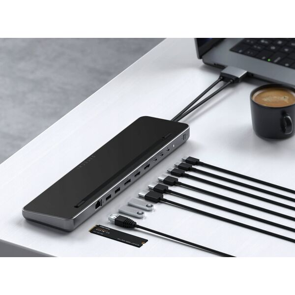 Stacja/replikator Satechi Dual Dock Stand 2x USB-C (ST-DDSM)