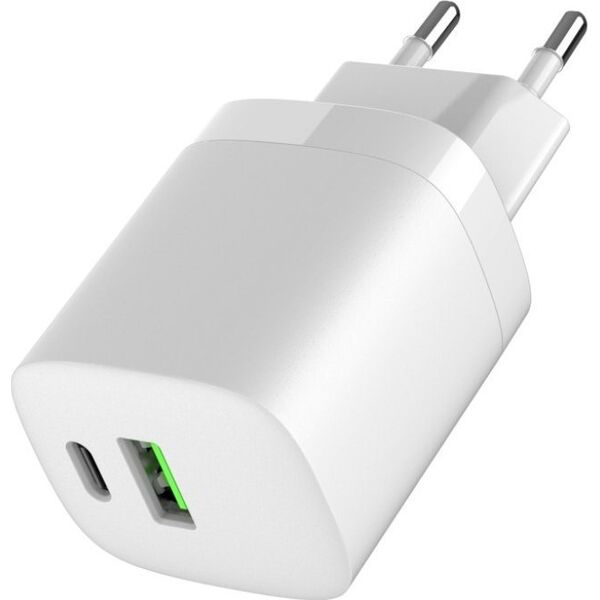 Ładowarka Art ŁADOWARKA SIECIOWA GaN PD/QC 4.0 1x USB-C 1x USB-A 30W ART