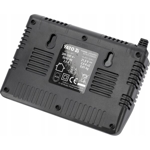 Ładowarka Yato YATO ŁADOWARKA PODWÓJNA 18V 2.2A