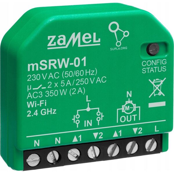 Zamel Sterownik rolet WI-FI mSRW-01 SPL10000022