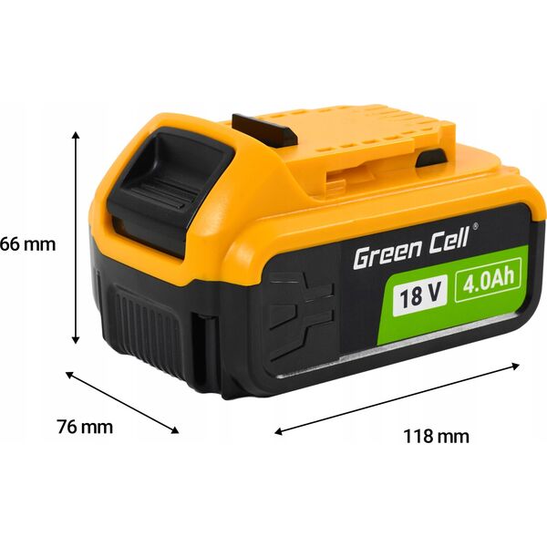 Green Cell Bateria do DeWalt XR 18V 4Ah zamiennik XR DCB182