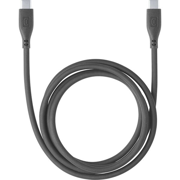 Kabel USB Cellular Line USB-C - USB-C 1.2 m Czarny (USBDATASOFTC2CK)