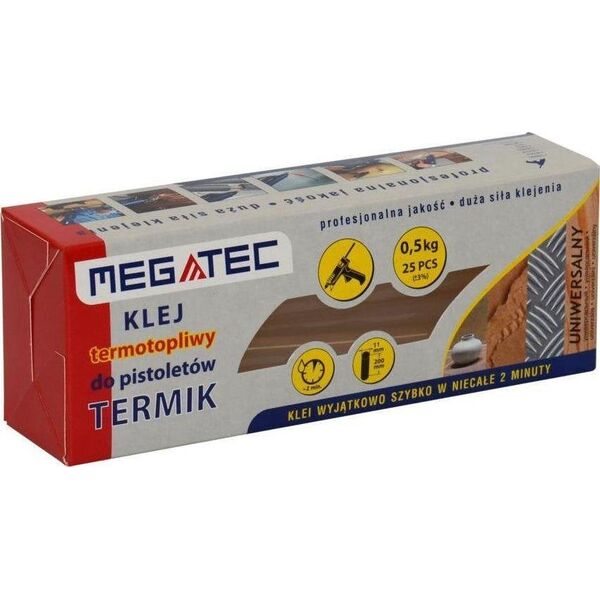 Wkłady klejowe Megatec Klej termotopliwy TERMIK 300/11,2 mm, transparentny [5]