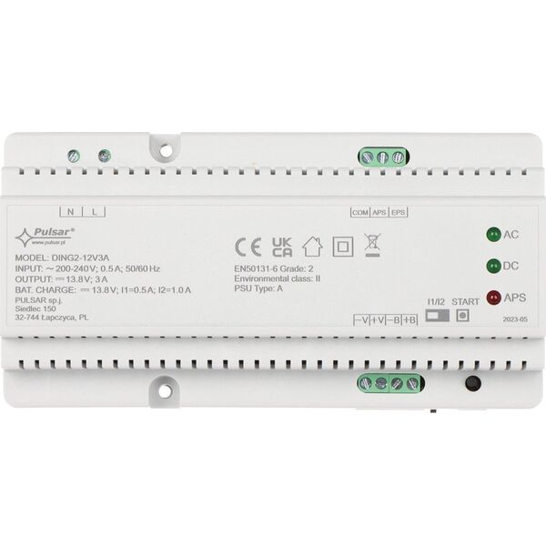 Pulsar ZASILACZ BUFOROWY IMPULSOWY DING2-12V3A PULSAR