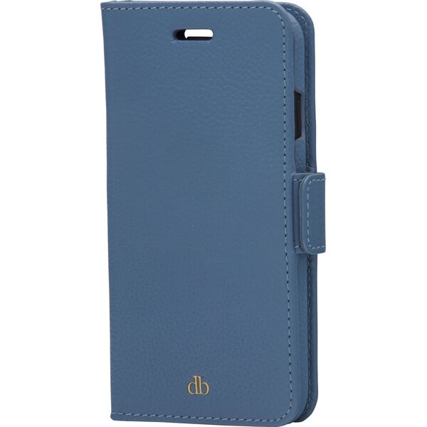 dbramante New York - iPhone SE/8/7 - Ultra-marine Blue - full grain pebbled leather cover