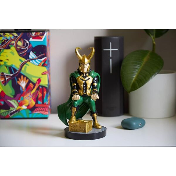 Cable Guys Exquisite Gaming stojak na smartfon / kontroler Cable Guys Marvel Loki (20 cm)