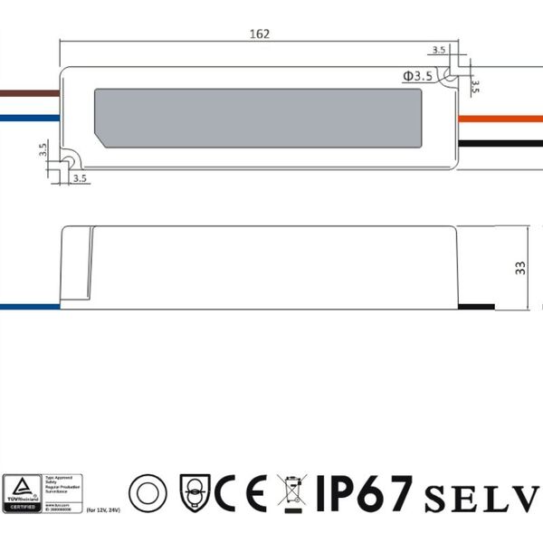 GLP ZASILACZ IMPULSOWY 24V/2.5A/GPV-MINI