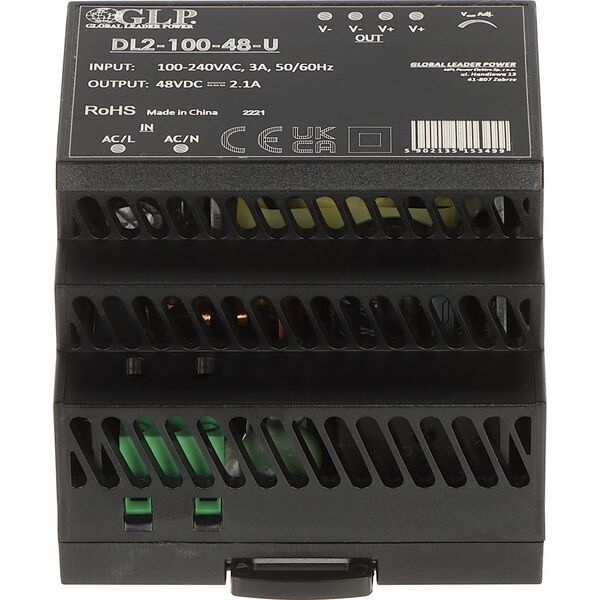 GLP ZASILACZ IMPULSOWY DL2-100-48-U