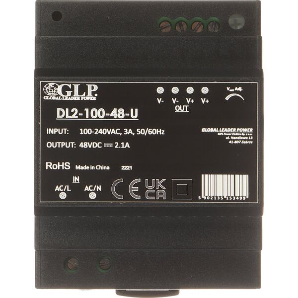 GLP ZASILACZ IMPULSOWY DL2-100-48-U