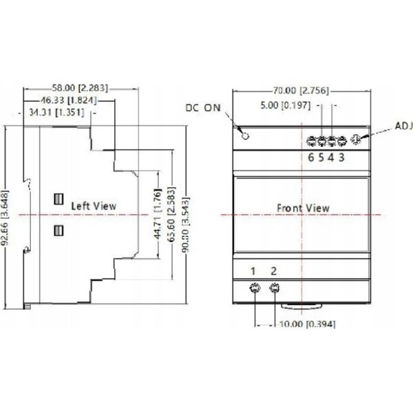 GLP ZASILACZ IMPULSOWY DL2-100-48-U