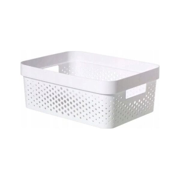 Curver CURVER REGAŁ INFINITY KD 4X10L AŻUROWY   /SZARY/BIAŁY