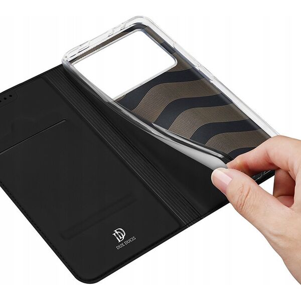 Dux Ducis Etui Dux Ducis Skin Pro na Xiaomi Poco X6 Pro 5G / Redmi K70E z klapką i miejscem na kartę - czarne
