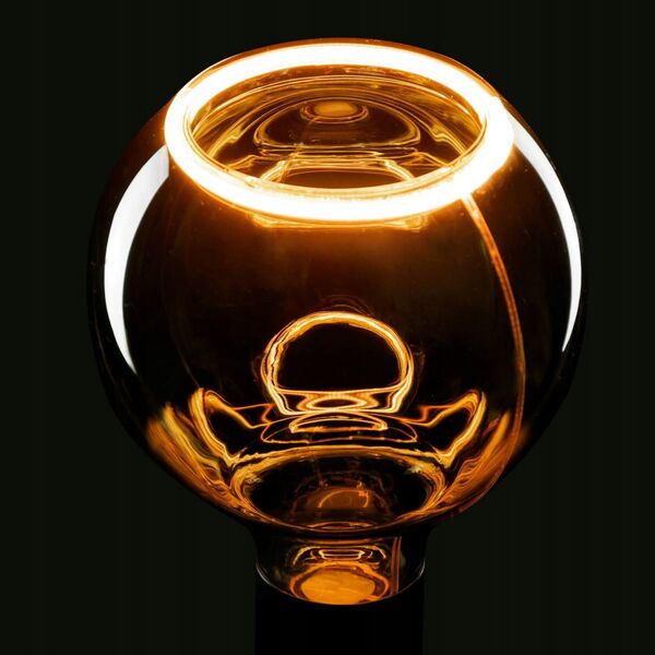 Segula SEGULA LED Floating Globe 125 smokey grau E27 6W 1900K dimm