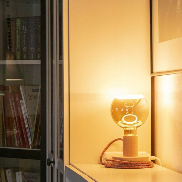 Segula SEGULA LED Floating Globe 125 smokey grau E27 6W 1900K dimm