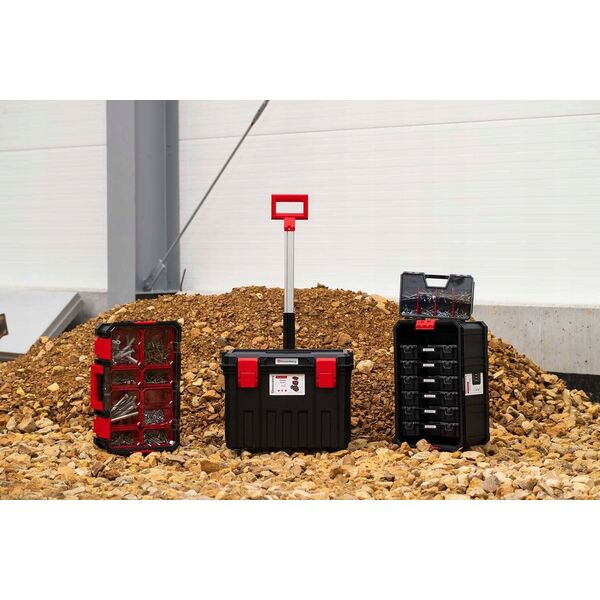 Dedra KISTENBERG C BLOCK ALU LOG TOOL BOX WITH ORGANIZER 30