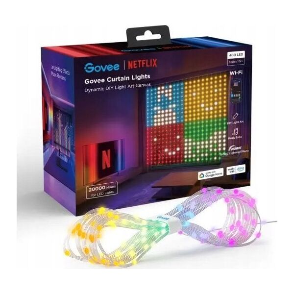 Govee H70BC Curtain Light Netflix Co-branding Version | Zasłona, kurtyna LED | Wi-Fi, Bluetooth
