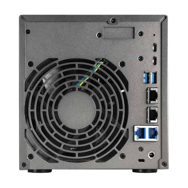 Serwer plików Asustor LOCKERSTOR 4 Gen3 AS6804T 4-bay, AMD Ryzen V3C14 Cztery rdzenie 2.3GHz, 16G ECC DDR5, 4x M.2 PCIe (NVMe), 2x 10 GbE, 2x 5 GbE,