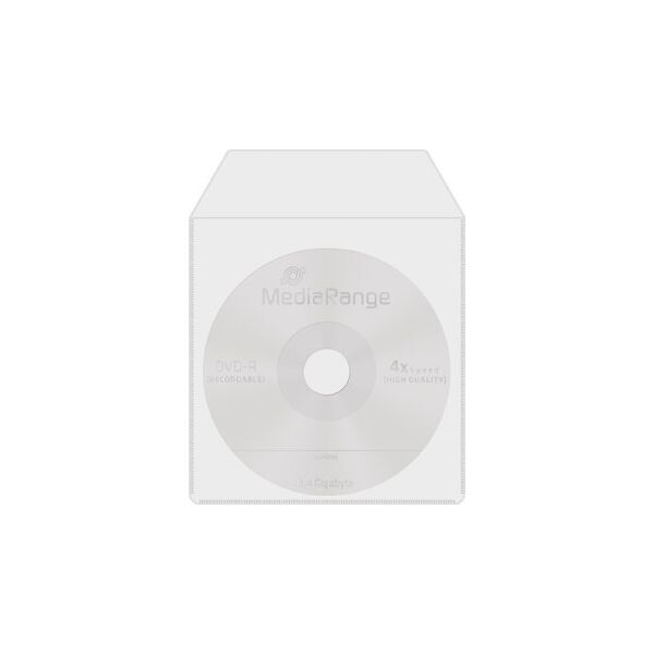 MediaRange Plastiktaschen Mini CD-R u. Mini DVD-R,50er Pack