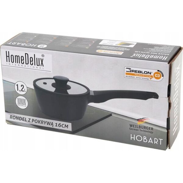 GARNEK HD 12465 CZARNY HOBART 1.2  L 16X8 CM RONDER