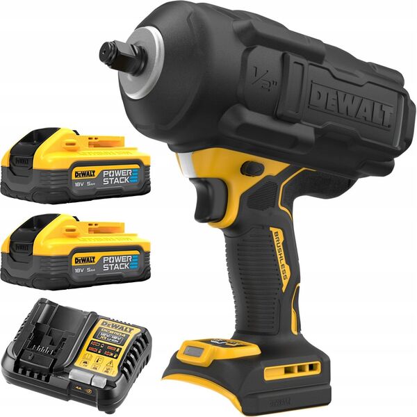 Klucz udarowy Dewalt DEWALT KLUCZ UDAROWY 1/2" 18V DCF961H2G 1626Nm 2x5,0Ah GFN TSTAK