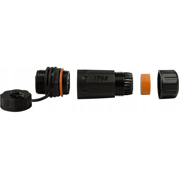 Techly IWP-MD C6A-IPGLT zmieniacz płci / kabli RJ45 Czarny