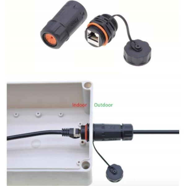 Techly IWP-MD C6A-IPGLT zmieniacz płci / kabli RJ45 Czarny