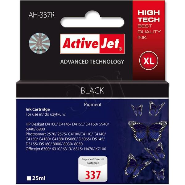 Tusz Activejet tusz AH-337R / C9364EE nr 337 (black)