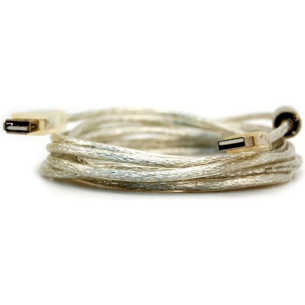 Kabel USB InLine USB-A - USB-A 2 m Przezroczysty (34618Q)
