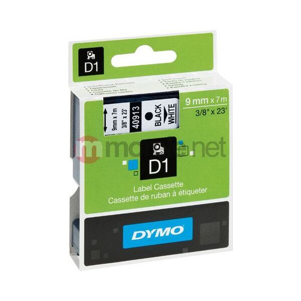 Dymo taśma S0720680 (black on white) typ D1