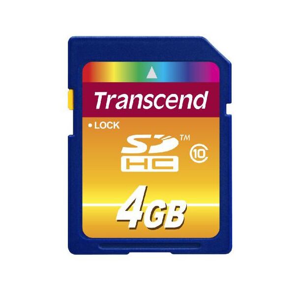 Karta Transcend 200x SDHC 4 GB Class 10  (TS4GSDHC10)