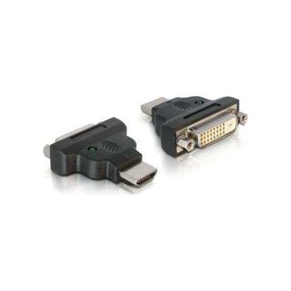 Adapter AV Delock HDMI - DVI-D czarny (65020)