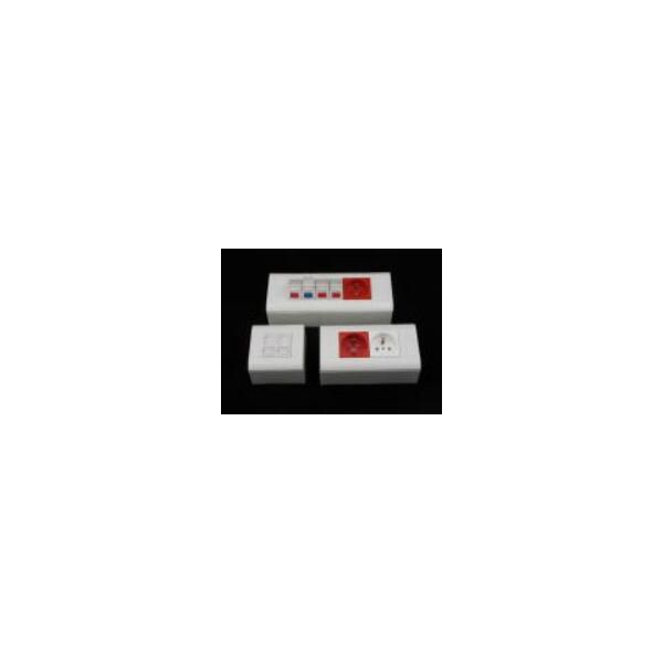 NetRack gniazdo log. 4M 4xkeyst. (120-60)