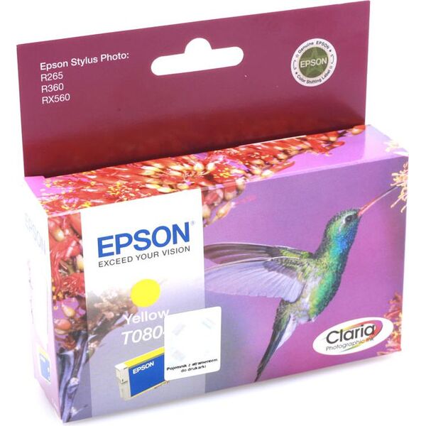 Tusz Epson tusz T0804 (C13T080440) Yellow