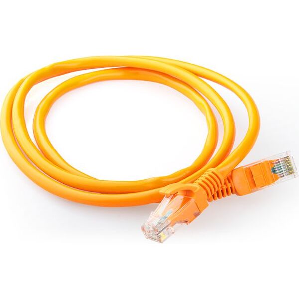 Gembird patchcord RJ45, osłonka zalewana, kat. 5e, UTP, 0.5m, pomarańczowy (PP12-0.5M/O)