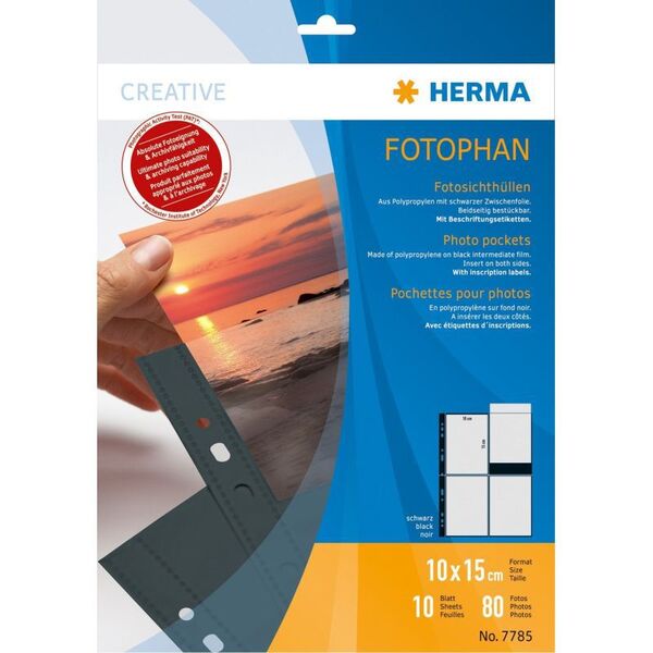 Herma Folia archiwizacyjna 10x15/10szt (7785)