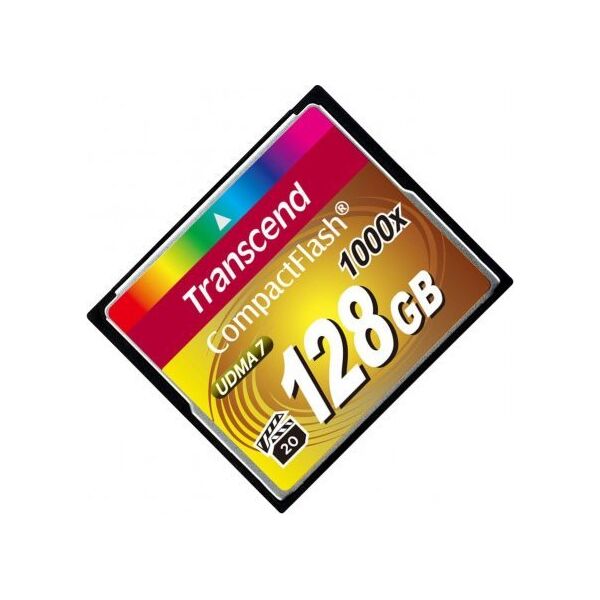 Karta Transcend 1000x Compact Flash 128 GB  (TS128GCF1000)