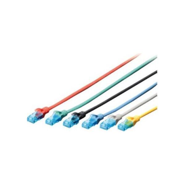 Digitus Patch cord U/UTP kat.5e PVC 0,25m szary (DK-1512-0025)