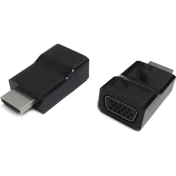 Adapter AV Gembird HDMI - D-Sub (VGA) czarny (A-HDMI-VGA-001)